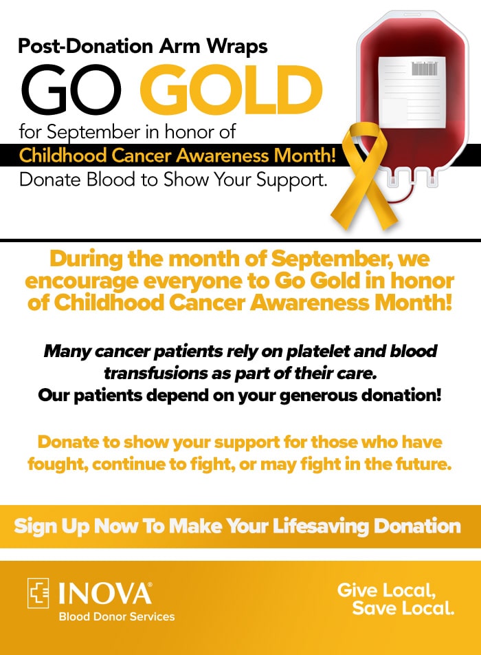 GO GOLD! For Childhood Cancer Awareness Month September