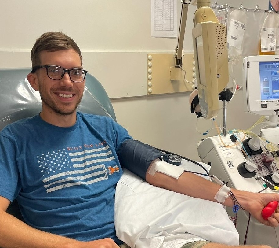Sam R. platelet donor